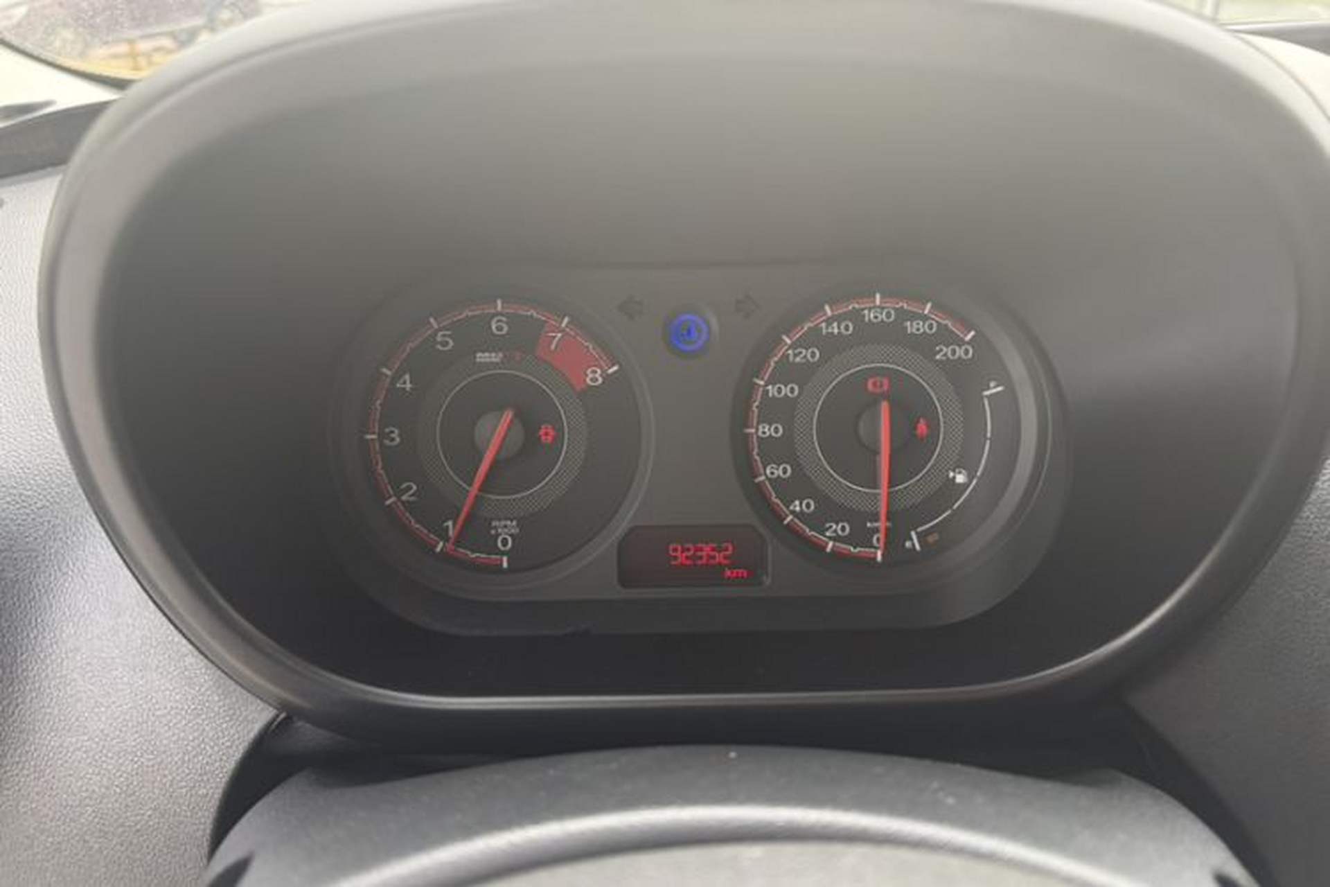 Used MG 3 2016 1.3L Manual Comfort Edition Odometer Close Up