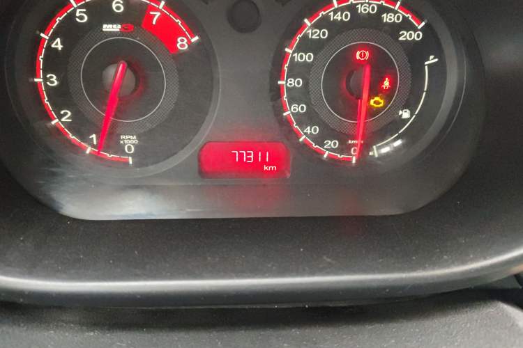 Used MG 3 2016 1.3L Manual Comfort Edition Odometer Close Up