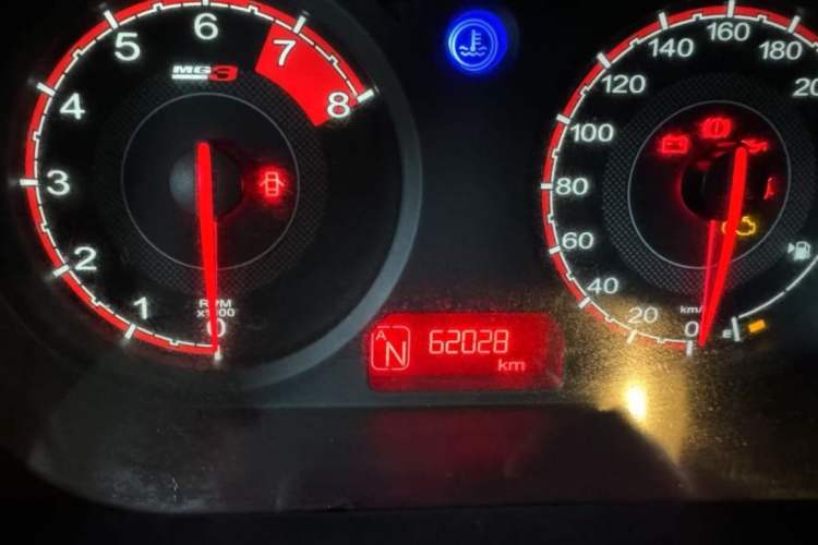 Used MG 3 2016 1.3L AMT Comfort Edition Odometer Close Up