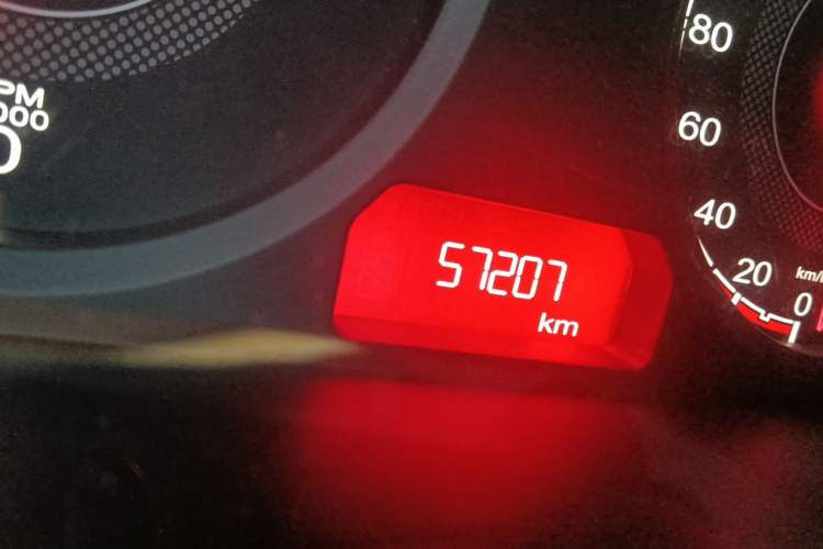 Used MG 3 2016 1.3L Manual Comfort Edition Odometer Close Up