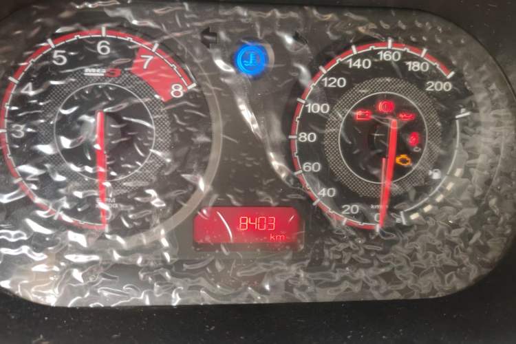 Used MG 3 2016 1.3L Manual Comfort Edition Odometer Close Up