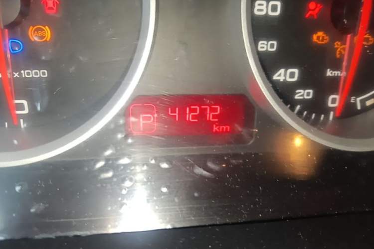 Used MG 3 2017 1.5L Automatic Smart Connect Elite Edition Odometer Close Up