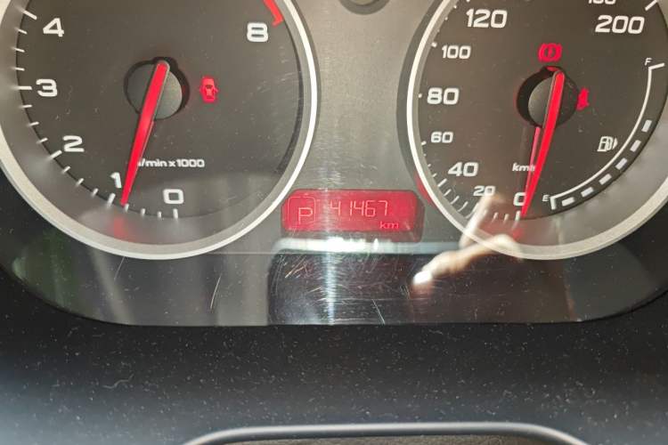 Used MG 3 2017 1.5L Automatic Smart Connect Elite Edition Odometer Close Up