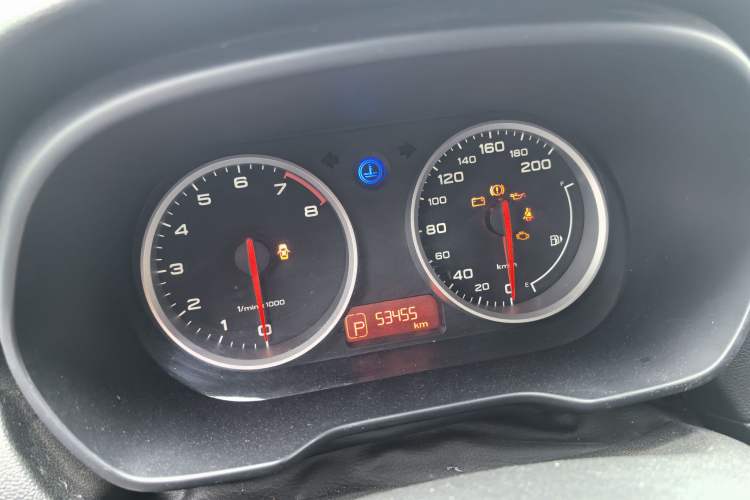 Used MG 3 2017 1.5L Automatic Smart Connect Elite Edition Odometer Close Up