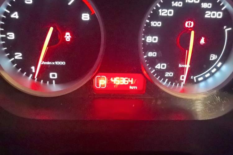 Used MG 3 2017 1.5L Automatic Luxury Internet Edition Odometer Close Up