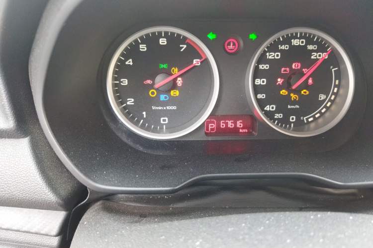 Used MG 3 2017 1.5L Automatic Smart Connect Elite Edition Odometer Close Up