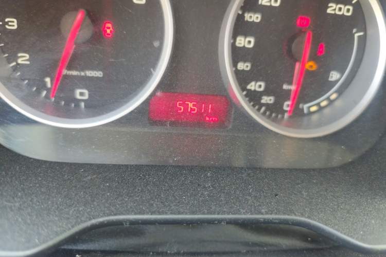 Used MG 3 2017 1.3L Manual Premium Comfort Edition Odometer Close Up