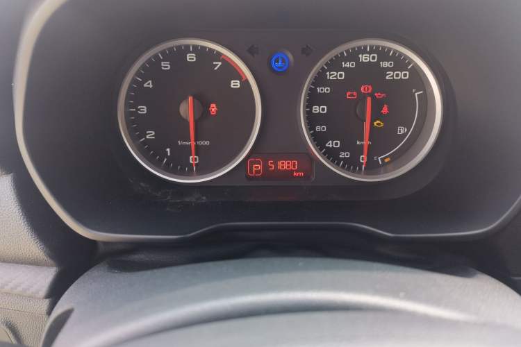 Used MG 3 2017 1.5L Automatic Smart Connect Elite Edition Odometer Close Up
