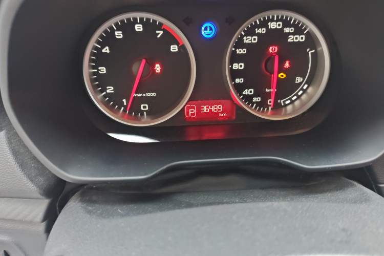 Used MG 3 2017 1.5L Automatic Smart Connect Elite Edition Odometer Close Up