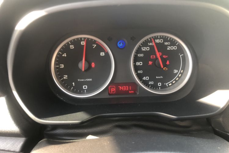 Used MG 3 2017 1.5L Automatic Smart Connect Elite Edition Odometer Close Up