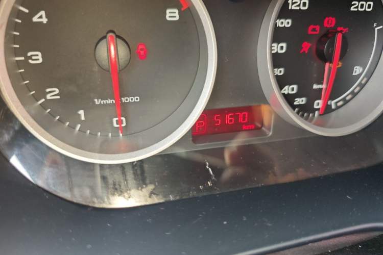 Used MG 3 2017 1.5L Automatic Smart Connect Elite Edition Odometer Close Up