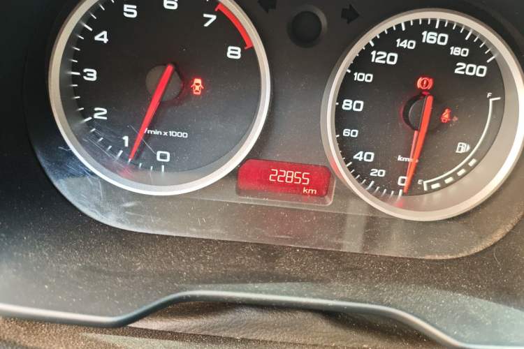 Used MG 3 2017 1.3L Manual Premium Comfort Edition Odometer Close Up