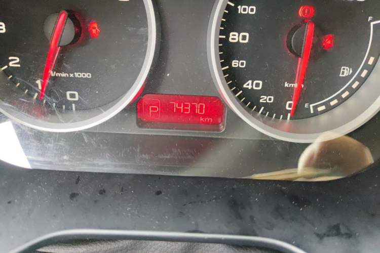 Used MG 3 2017 1.5L Automatic Smart Connect Elite Edition Odometer Close Up