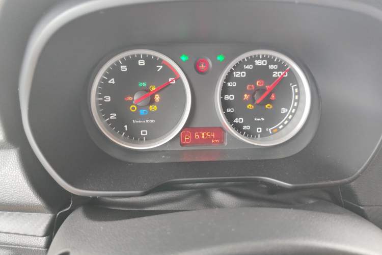 Used MG 3 2017 1.5L Automatic Smart Connect Elite Edition Odometer Close Up