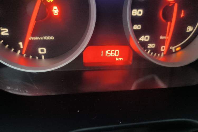 Used MG 3 2017 1.3L Manual Premium Comfort Edition Odometer Close Up