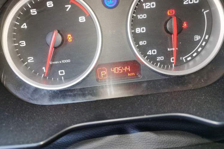 Used MG 3 2017 1.5L Automatic Smart Connect Elite Edition Odometer Close Up