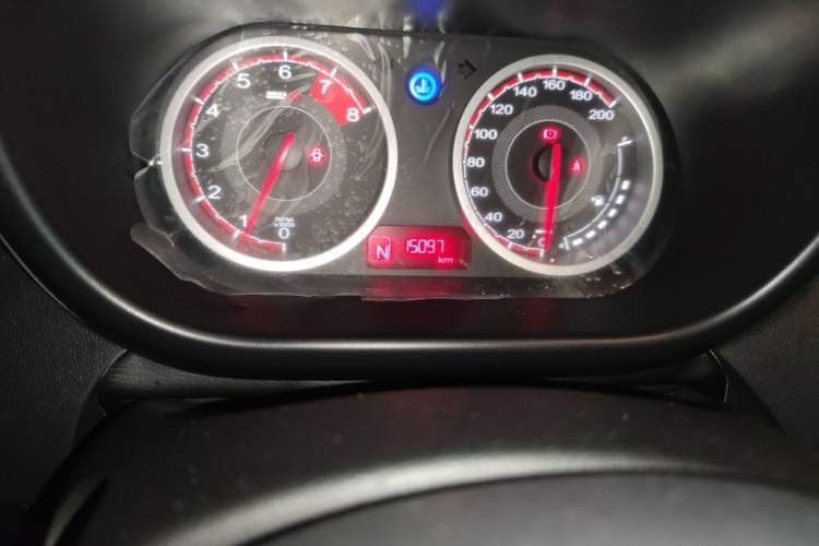 Used MG 3SW 2015 1.5L AMT Elite Model Odometer Close Up