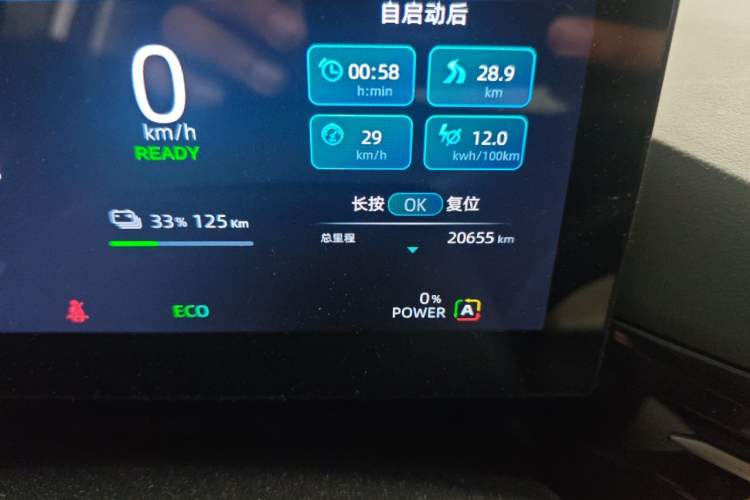 Used MG 4 EV 2022 425 km Luxury Edition Odometer Close Up