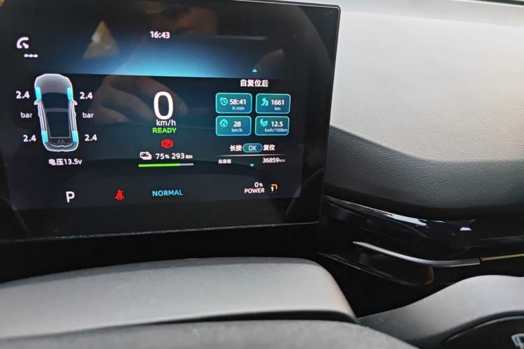 Used MG 4 EV 2023 415 km Range Sea-Faring Champion Edition Odometer Close Up