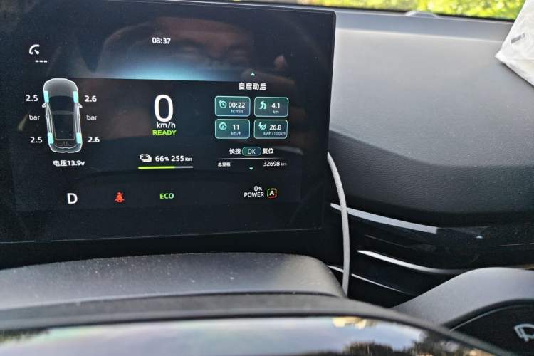 Used MG 4 EV 2023 415 km Range Sea-Faring Champion Edition Odometer Close Up