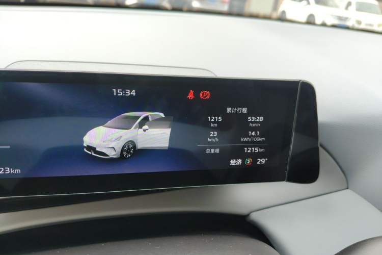 Used MG 4 EV 2026 Revised 530 Smart Fun Edition Odometer Close Up