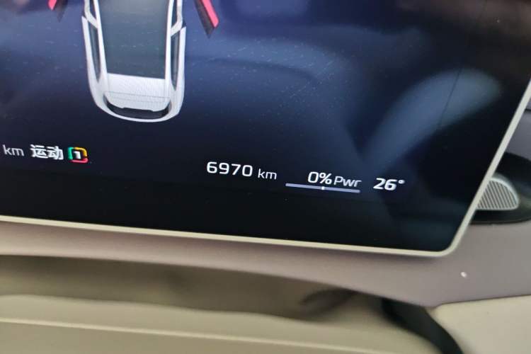 Used MG 4 EV 2026 Model 437 Freedom Edition Odometer Close Up