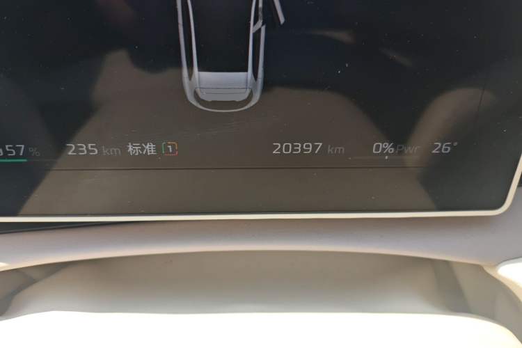 Used MG 4 EV 2026 Model 437 Freedom Edition Odometer Close Up