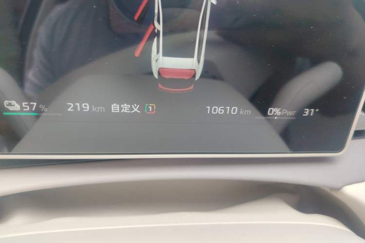 Used MG 4 EV 2026 Model 437 Freedom Edition Odometer Close Up