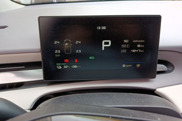 Used MG 4 EV 2026 Model 437 All-in-One Edition Odometer Close Up