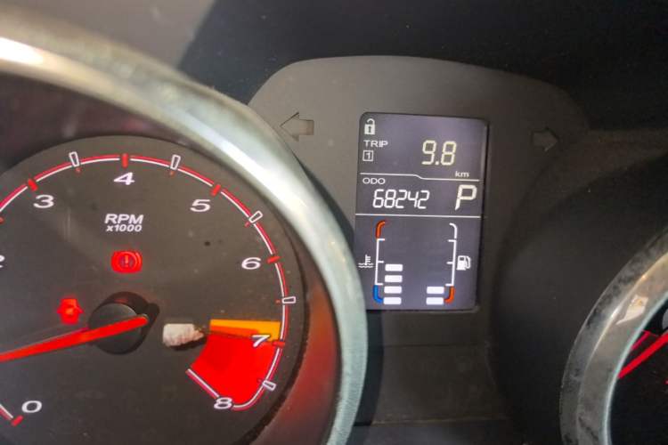 Used MG 5 2012 1.5L Automatic Elite Edition Odometer Close Up