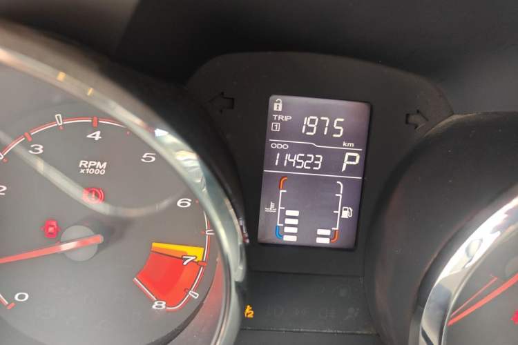 Used MG 5 2012 1.5L Automatic Luxury Edition Odometer Close Up