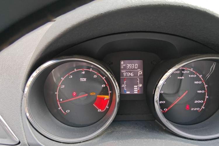 Used MG 5 2012 1.5L Automatic Luxury Edition Odometer Close Up