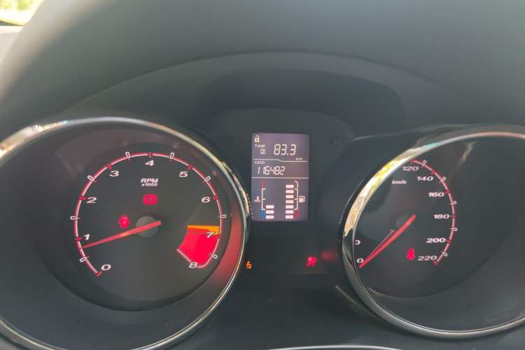 Used MG 5 2012 1.5L Manual Fashion Edition Odometer Close Up