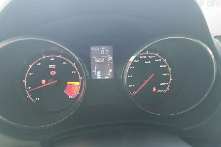 Used MG 5 2012 1.5L Automatic Luxury Edition Odometer Close Up
