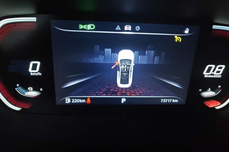 Used MG 5 2021 180 DVVT CVT Youth Luxury Edition Odometer Close Up