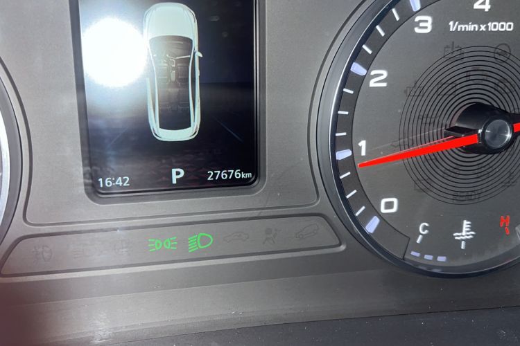 Used MG 5 2021 180 DVVT CVT Youthful Style Edition Odometer Close Up