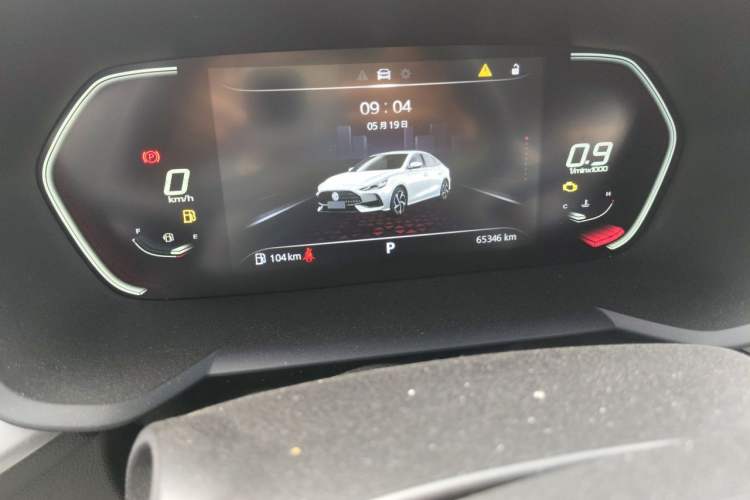 Used MG 5 2021 180 DVVT CVT Youth Luxury Edition Odometer Close Up