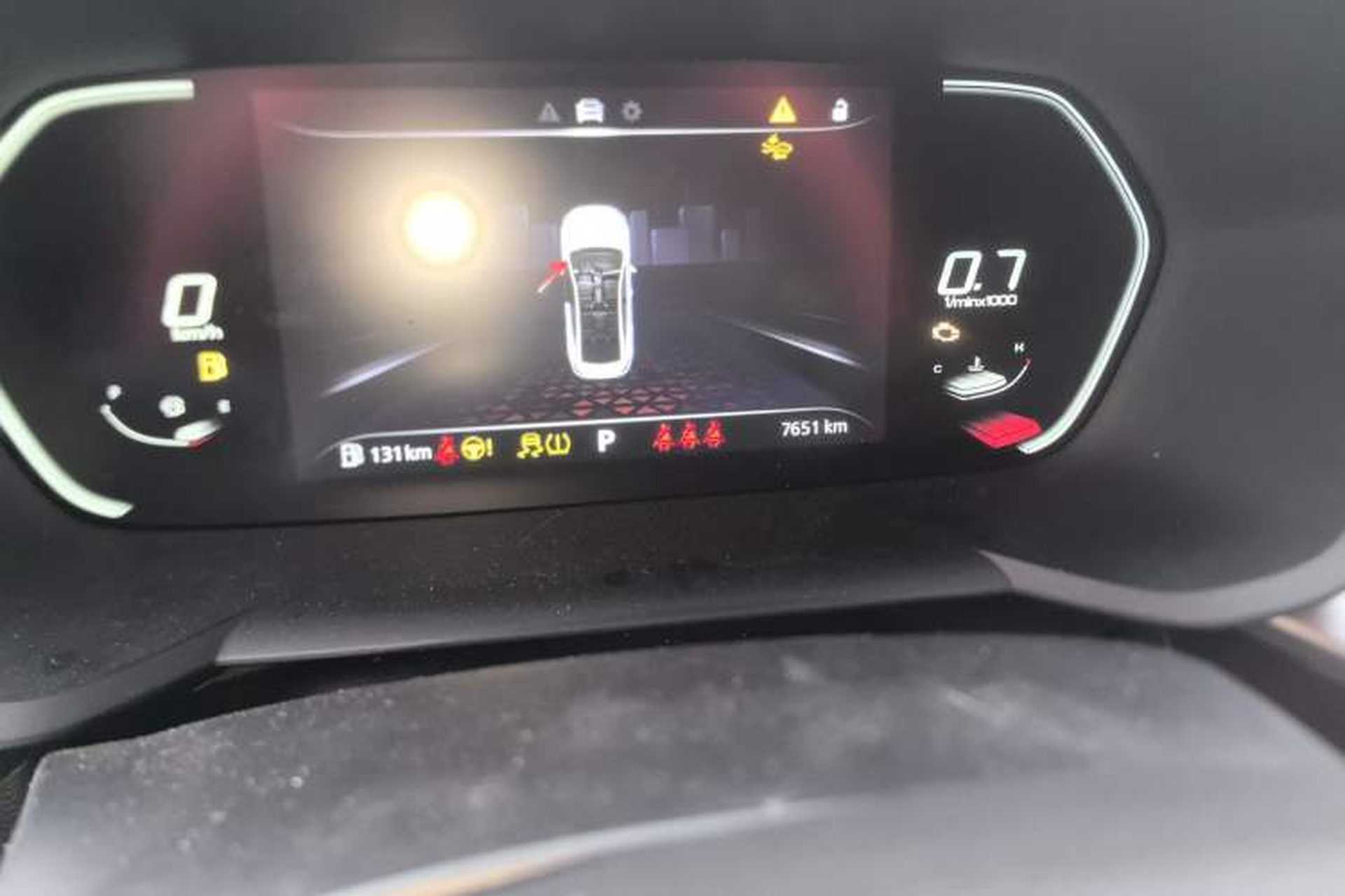 Used MG 5 2021 Revised 300TGI DCT Elegant Luxury Flagship Edition Odometer Close Up