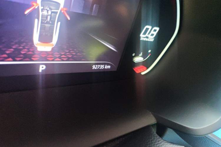 Used MG 5 2021 Revised 300TGI DCT Qingshè Luxurious Enjoyment Edition Odometer Close Up