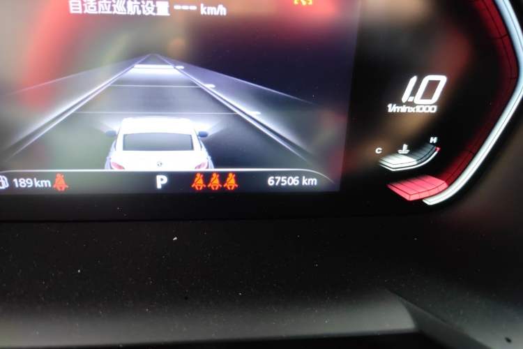 Used MG 5 2021 300TGI DCT Luxury Flagship Edition Odometer Close Up