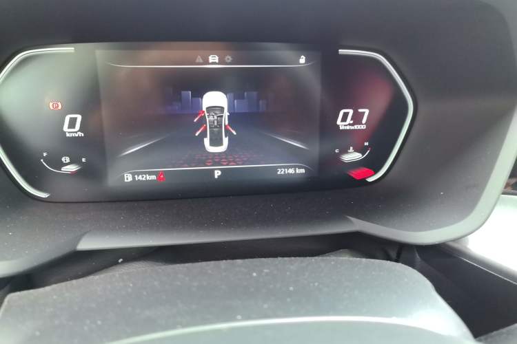 Used MG 5 2021 180 DVVT CVT Youth Luxury Edition Odometer Close Up