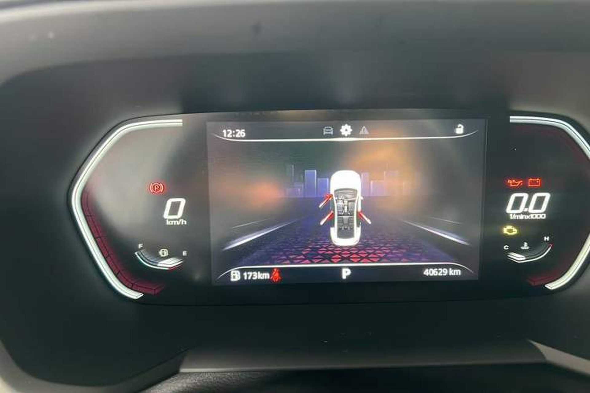 Used MG 5 2021 180 DVVT CVT Youth Luxury Edition Odometer Close Up