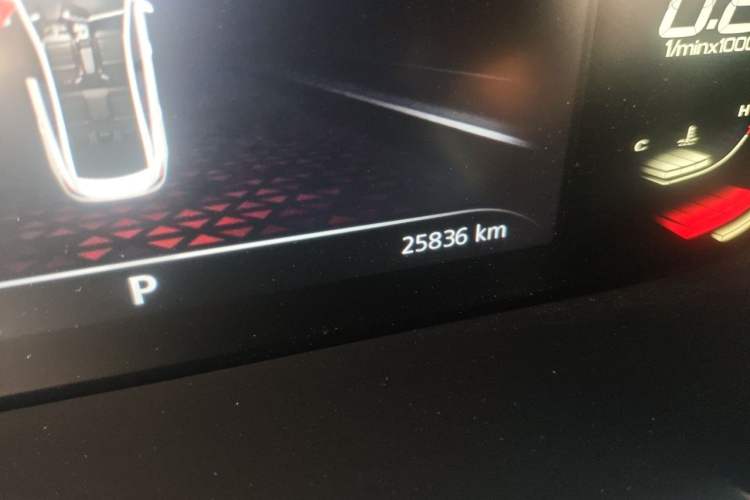Used MG 5 2021 180 DVVT CVT Youth Luxury Edition Odometer Close Up