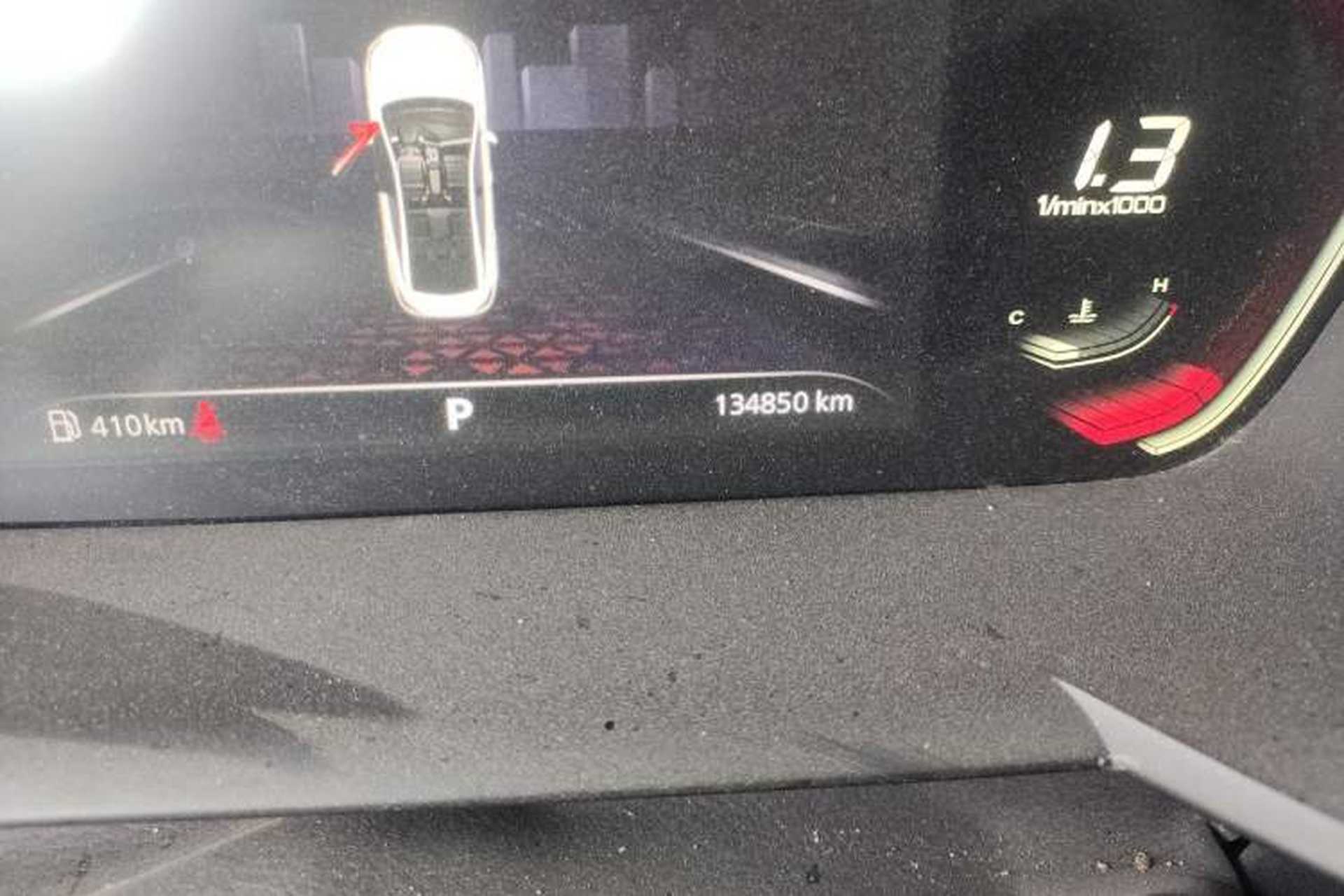 Used MG 5 2021 180 DVVT CVT Youth Luxury Edition Odometer Close Up