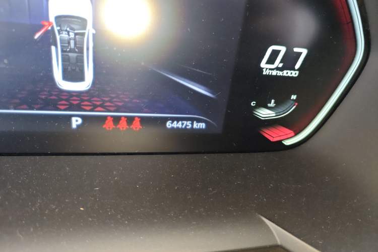 Used MG 5 2021 300TGI DCT Luxury Flagship Edition Odometer Close Up