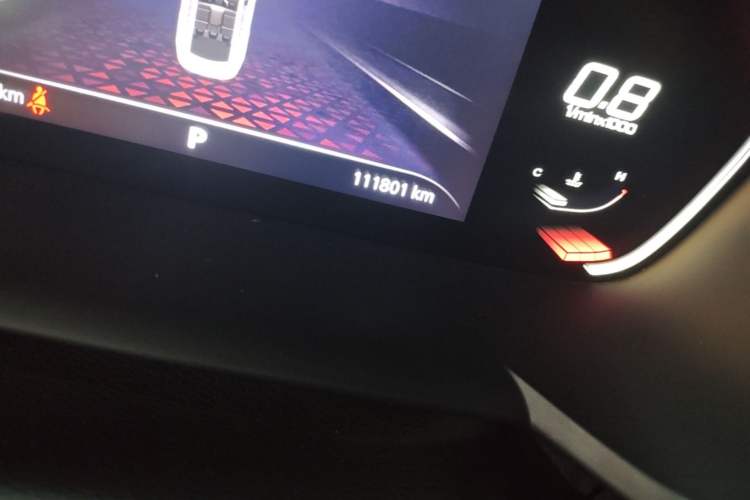 Used MG 5 2021 300TGI DCT Elegant Luxury Edition Odometer Close Up