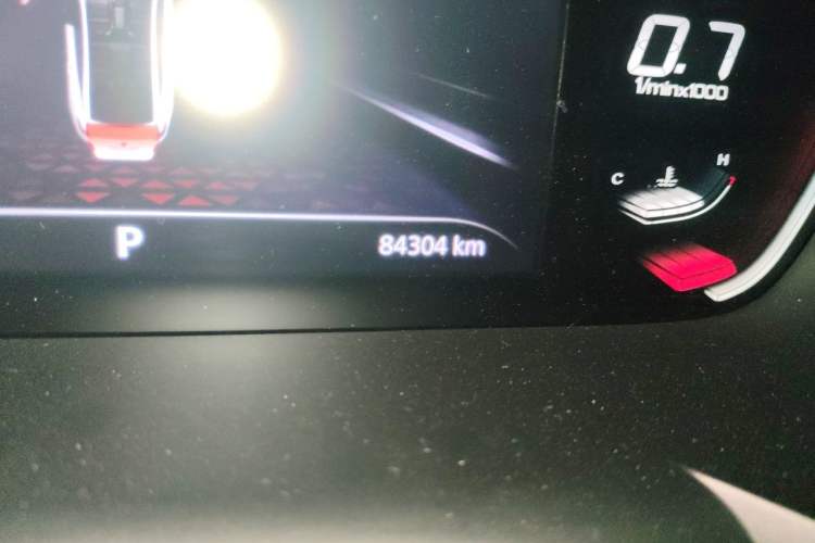 Used MG 5 2021 300TGI DCT Elegant Luxury Edition Odometer Close Up