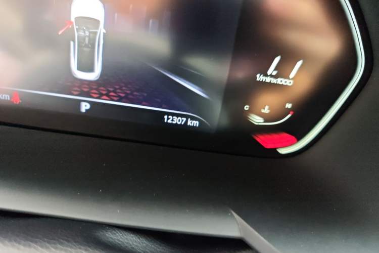 Used MG 5 2021 Revised 300TGI DCT Qingshè Luxurious Enjoyment Edition Odometer Close Up