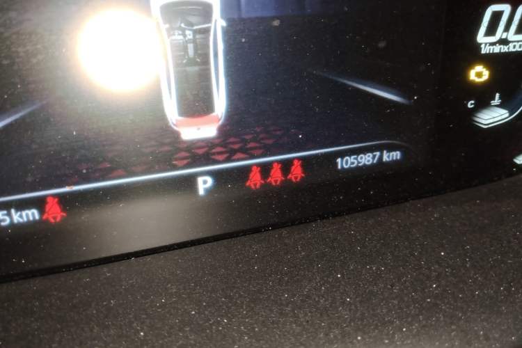 Used MG 5 2021 300TGI DCT Luxury Flagship Edition Odometer Close Up
