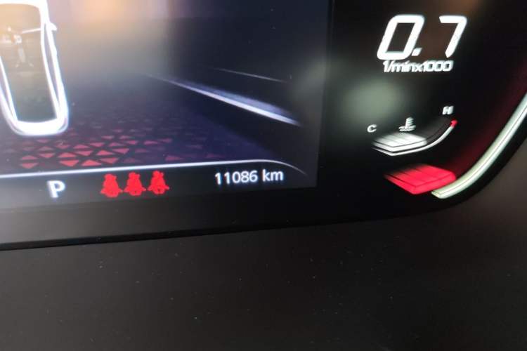 Used MG 5 2021 300TGI DCT Luxury Flagship Edition Odometer Close Up
